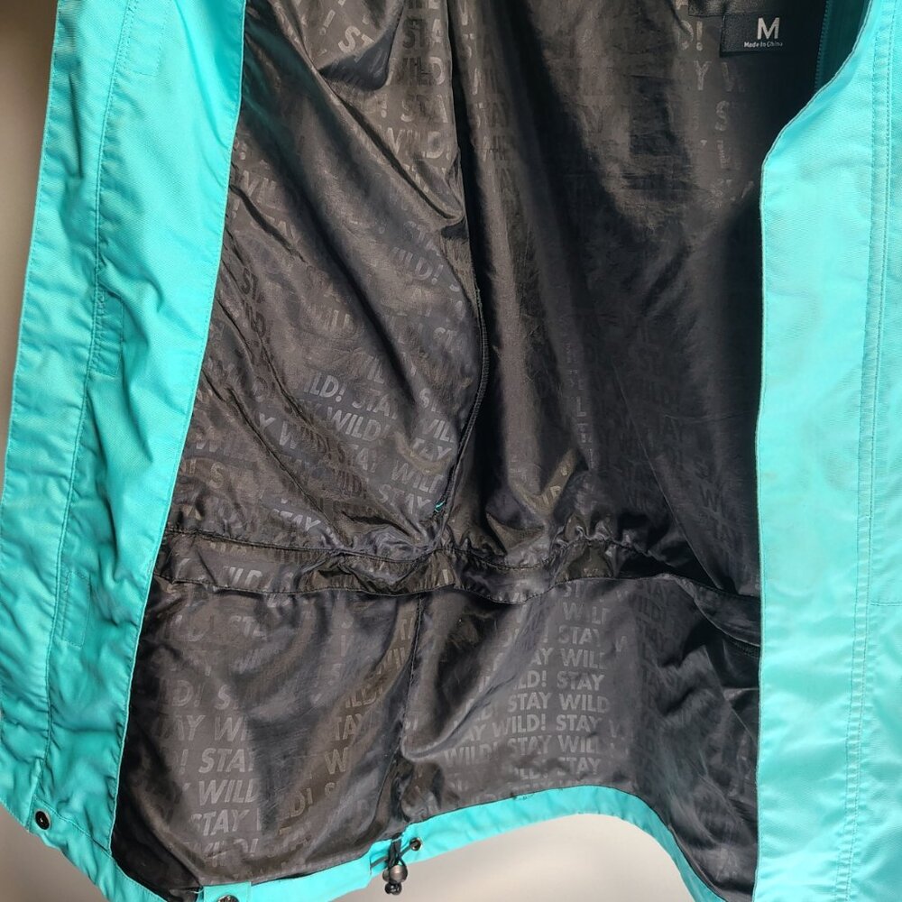 Airblaster Mens Jacket Size Medium Teal Blue Snowboarding - Picture 9 of 16